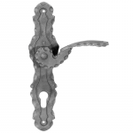 Siaura durų rankena su apyrakte