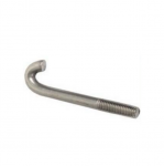 Lenktas varžtas tvoros segmento tvirtinimui