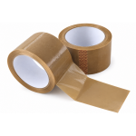 Lipni pakavimo juosta Solvent 75mm&times;66m, ruda