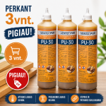 VENTO Pur poliuretaniniai klijai PU 30 min, 3&times;1kg