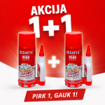 Segafix 9500 dviejų komponentų cianoakrilato klijai (super klijai) 400ml/100g