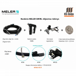 Klijavimo rinkinys MELER SWIRL (MM-ND-E) 4,8m jungtis PT100