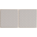 Lipnūs padukai baldams balti 85x85mm 2vnt. (74904)
