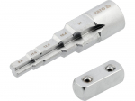 Laiptinis raktas su adapteriu | 12,7 mm (1/2") | 9,6&ndash;21 mm (YT-03319)