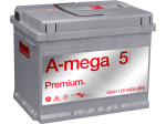 Akumuliatorius A-Mega Premium 12V 60Ah 600A EN (5MP60R)