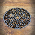Grotelės - ovalus kar&scaron;to puodo laikiklis DECORATIVE