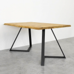 Metalinė stalo koja KOLMIO 75x71cm, juoda