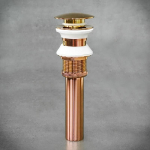 Praustuvo kam&scaron;tis su perpildymu antikvarinė bronza DEKORATYVINIS