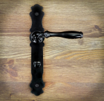 Durų rankenos LINCOLN 90 mm su wc užraktu