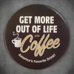 Dekoratyvinė metalinė lentelė COFFEE 1