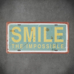 Dekoratyvinė metalinė lentelė SMILE 2