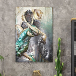 3D metalo atvaizdas LOFT DANCING PARAEL 1 80x120 cm