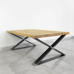 Metalinė stalo koja TYPU X 60x40 cm, lakuotas plienas