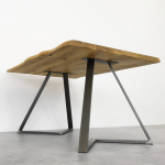 Metalinė stalo koja KOLMIO 75x71cm, lakuotas plienas