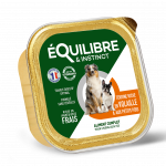 Pa&scaron;tetas su pauk&scaron;tiena ir žirneliais (300g) | Equilibre Volaille