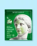 Mary & May Veido kaukė su vegani&scaron;ku kolagenu ir alaviju Vegan Collagen Fresh Aloe Mask - 30 g / 1 vnt