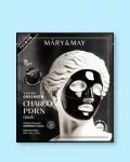 Mary & May Veido kaukė su vegani&scaron;ku kolagenu ir polinukleotidais Vegan Collagen Charcoal PDRN Mask - 30 g / 1 vnt