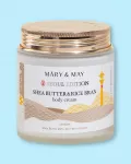 Mary & May Kūno kremas su taukmedžio sviestu ir ryžių sėlenomis Shea Butter & Rice Bran Body Cream - 250 ml