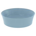 Praustuvas montuojamas ant stalvir&scaron;io Ideal Standard Ipalyss 40 cm, be perlajos, su dugno vožtuvu, Powder Blue