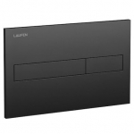 WC klavi&scaron;as Laufen LIS Dual Flush, juodas matinis