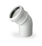 Vidaus kanaliz. alkūnė PP HT 32/15&deg;, balta
