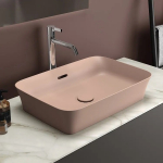 Praustuvas montuojamas ant stalvir&scaron;io Ideal Standard Ipalyss 55x38 cm, su perlaja, su dugno vožtuvu, Nude