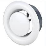 Metalinis difuzorius EVA2 oro i&scaron;traukimui d100 mm su tvirt. žiedu