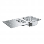 Grohe nerūdijančio plieno plautuvė K200, 96,5 x 50 cm, su nuvarvinimo dubeniu