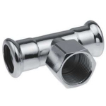 Nerūd. plieno KAN-therm Inox pres. tri&scaron;akis su vid. sr. 22x1/2Vx22