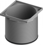 Tecedrainpoint S vir&scaron;utinė trapo dalis, rėmelis PL, 100mm, be grotelių