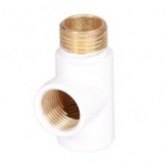 Baltas tri&scaron;akis 1/2" gyvatukui su sandarinimo žiedu (tinka naudoti su tenu)