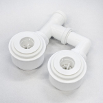 Dvigubas savaiminio valymo du&scaron;o sifonas Prestol D60