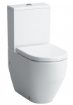 Kombinuoto unitazo puodas PRO Rimless su 2 &scaron;on. angom vand. įvadui, universal nuotaku (bakeliui 829953...9/8731), baltas