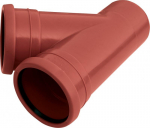 Lauko kanaliz. PVC tri&scaron;akis 160x160/45&deg;