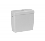 Unitazo bakelis PRO, 5/3ltr. su vandens kondensacijos izoliacija, vandens jungtis &scaron;one (kair./de&scaron;.), baltas