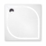 Kvadratinis akmens masės du&scaron;o padėklas ALOHA-M, 80x80