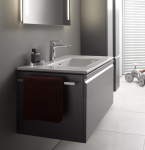 Praustuvas Pro S su spintele 800x500 mm, su 1 skyle mai&scaron;ytuvui, grafito spalva