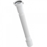 Lankstus sifono pajungimo vamzdis (gofra) 1 1/4"x40/50;  L400&ndash;850mm