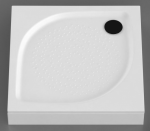 Akmens masės du&scaron;o padėklas KK-80, 80x80 cm, kvadratinis