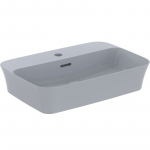 Praustuvas montuojamas ant stalvir&scaron;io Ideal Standard Ipalyss 55x38 cm, su perlaja, su dugno vožtuvu, Powder Blue