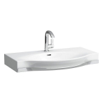 Baldinis praustuvas Laufen PALACE 90x51 cm, su 1 anga mai&scaron;ytuvui ir rank&scaron;luosčių laikikliu