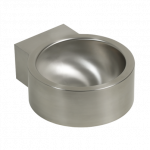 Nerūdijančio plieno praustuvas 45x48 su montavimo rinkiniu ir sifonu, be skylės mai&scaron;ytuvui, matinis