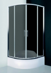 Pusapvalė du&scaron;o kabina MADISON NEO/800, 80x80 cm, stiklas Rouch, prof.Brillant, R550