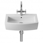 HALL Praustuvas 55 &times; 48,5 cm su montavimo rinkiniu, montuojamas taip pat ir ant stalvir&scaron;io, su anga mai&scaron;ytuvui