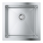 Grohe nerūdijančio plieno plautuvė K700 45-S 464x464, montuojama i&scaron; apačios