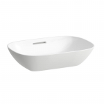 Laufen praustuvas-dubuo INO 50x35 cm, Saphir Keramik, su perlaja, be skylės mai&scaron;ytuvui, baltas