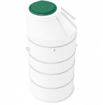 Nuotekų valymo įrenginys su mažu dangčiu AT6-K; na&scaron;umas 0,6m3/d; 1-4 žmon.