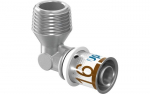 Uponor S-Press PLUS alkūnė i&scaron;oriniu sriegiu 20-R1/2"MT