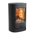 Krosnelė Contura 810L:1, juoda, ketiniu vir&scaron;umi ir durelėmis