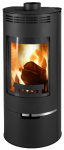Plieninė krosnelė Thorma Andorra, juoda